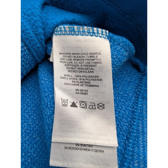 Columbia Women's Large 1/2 Zip Optic Got it Stripe Running Pullover Jacket Blue - Picture 7 of 11